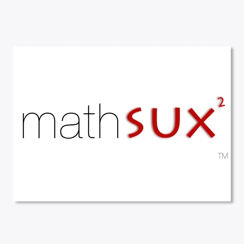 MathSux Sticker