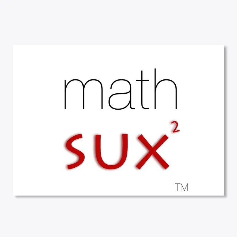 MathSux Square Sticker